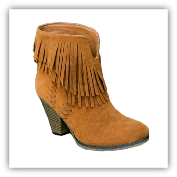 TAN SUEDE BOOTS - Picture 3 of 5